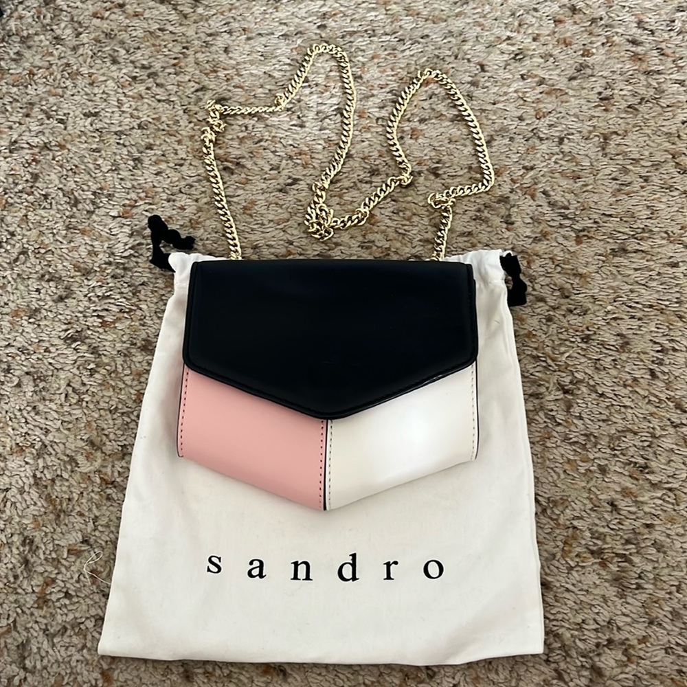 Never worn Sandro Paris mini leather purse.